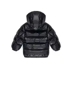 Dolce&Gabbana Детский пуховик с монограммой логотипа - Артикул: L4JB6F-G7PK1-S