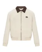 Dolce&Gabbana Куртка-бомбер из льна и шелка - Артикул: G9BODZ-FUTAZ