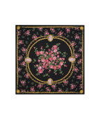 Dolce&Gabbana Платок из шелка в цветочный принт - Артикул: FN090R-GDDLM