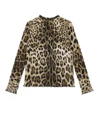 Dolce&Gabbana Детский гольф с леопардовым принтом - Артикул: L5JTQC-HS7Q6-S
