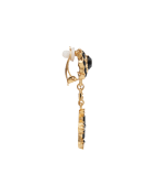 Dolce&Gabbana Серьги-клипсы с крестом и кристаллами - Артикул: WEQ4S2-W1111
