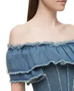 Dolce&Gabbana Джинсовий топ - Артикул: F73G3D-G897L