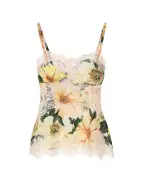 Dolce&Gabbana Шовковий топ - Артикул: F74E1T-FSA0E