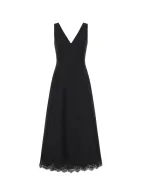 Valentino Сукня Crepe Couture з вовни та шовку - Артикул: 9B3VAL051CF