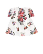 Dolce&Gabbana Детское платье с цветочным принтом - Артикул: L54DQ3-HS5UU-S