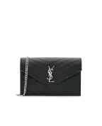 Saint Laurent Сумка-конверт Cassandre из телячьей кожи - Артикул: 857605-BOW02