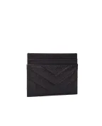 Saint Laurent Шкіряна візитниця - Артикул: 423291-BOW01