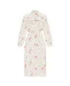 Valentino Платье в принт логотипа Plus De Pois - Артикул: 9B3VAKR5A9N