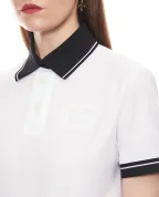 Dolce&Gabbana Поло з вишивкою - Артикул: F8V33Z-GDDMH