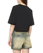 Balmain Футболка с вышивкой Balmain Paris - Артикул: HF1EE145BD10