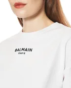 Balmain Футболка з вишивкою Balmain Paris - Артикул: HF1EE145BD10