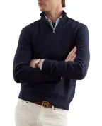 Ralph Lauren Purple Label Свитер из шерсти пике - Артикул: 790965745002