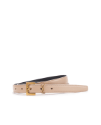Saint Laurent Шкіряний ремінь Monogram narrow - Артикул: 554465-BOO0W