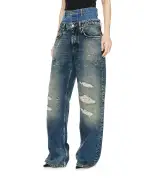 Dolce&Gabbana Джинси з подвійною талією - Артикул: FTDGSD-G8OH5