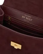 Dolce&Gabbana Сумка My Sicily Small из телячьей замши - Артикул: BB7781-BO903