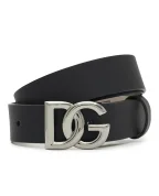Dolce&Gabbana Детский ремень из телячьей кожи с логотипом - Артикул: EC0083-A3M29