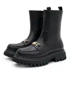 Dolce&Gabbana Детские кожаные ботинки - Артикул: D11328-AO227-M