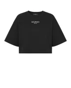 Balmain Футболка с вышивкой Balmain Paris - Артикул: HF1EE145BD10