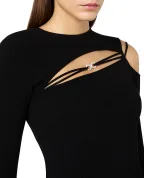 Mach&Mach Платье мини - Артикул: PF25-KD120-KNT-BLK