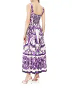 Dolce&Gabbana Платье с принтом Майолики - Артикул: F6TTHT-FI5JP