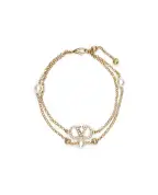 Valentino Браслет Vlogo з перлами та кристалами Swarovski - Артикул: 9W2J0BI4QVS