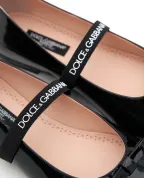 Dolce&Gabbana Балетки из лакированной кожи с бантико - Артикул: D11294-A4831-M