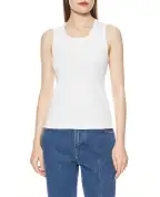 Balmain Майка в рубчик - Артикул: GF0EB075BD10