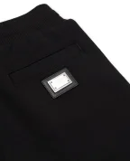 Dolce&Gabbana Дитячі штани з флісу з логотипом (костюм) - Артикул: L4JPT0-G7P1V-B