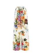 Dolce&Gabbana Брюки с цветочным принтом - Артикул: FTDCOT-HS5TR