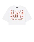 Balmain Футболка с принтом Balmain Plage - Артикул: GF0EE145BD55