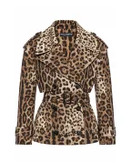 Dolce&Gabbana Куртка з леопардовим принтом - Артикул: F9U46T-FSFN4