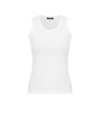 Balmain Майка в рубчик - Артикул: GF0EB075BD10