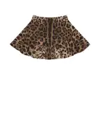 Dolce&Gabbana Детская юбка с леопардовым принтом - Артикул: L5JIB8-HS7LD-S