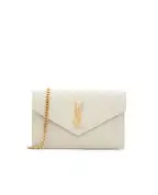 Saint Laurent Сумка-конверт Cassandre из телячьей кожи - Артикул: 857605-BOW01