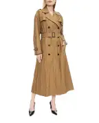 Dolce&Gabbana Двобортний тренч із бавовни - Артикул: F0Y19T-HUMWD