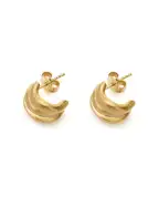 Completedworks Серьги из переработанного атласного золота с позолотой - Артикул: R2224-gold