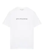 Stella McCartney Футболка оверсайз з логотипом - Артикул: 6J01583SPY48