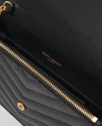 Saint Laurent Сумка-конверт Cassandre з телячої шкіри - Артикул: 857605-BOW01
