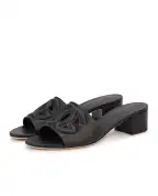 Dolce&Gabbana Мюлі з телячої шкіри - Артикул: CR1755-AY329