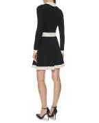 Balmain Вязаное мини-платье - Артикул: FF1R9858KI64