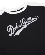 Dolce&Gabbana Детская футболка с принтом - Артикул: L5JTQG-G7PWI-B
