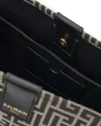 Balmain Сумка Release из жаккарда и телячьей кожи - Артикул: GN1FE033TJMB