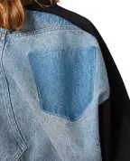 Stella McCartney Куртка джинсовая в стиле Patchwork - Артикул: 6D04483SQH49