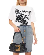 Balmain Мини-сумка Anthem из кожи - Артикул: FN1AE994LVGX