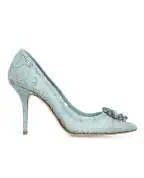 Dolce&Gabbana Мереживні човники Rainbow Lace - Артикул: CD0101-AL198-s