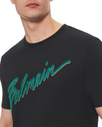 Balmain Футболка с принтом Balmain Lettre - Артикул: FH1EG000BC86