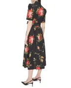 Dolce&Gabbana Платье-рубашка с цветочным принтом - Артикул: F6JFNT-HS5UT