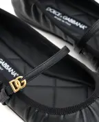 Dolce&Gabbana Кожаные балетки Vally - Артикул: CB0257-AD137