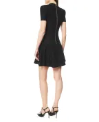 Balmain Коротка розкльошена сукня - Артикул: GF1R7153KJ30