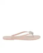 Mach&Mach Шлепанцы Double Heart - Артикул: SS26-S0888-05-GUM-NUD